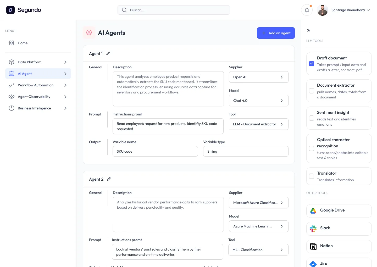 Platform visualization step 2